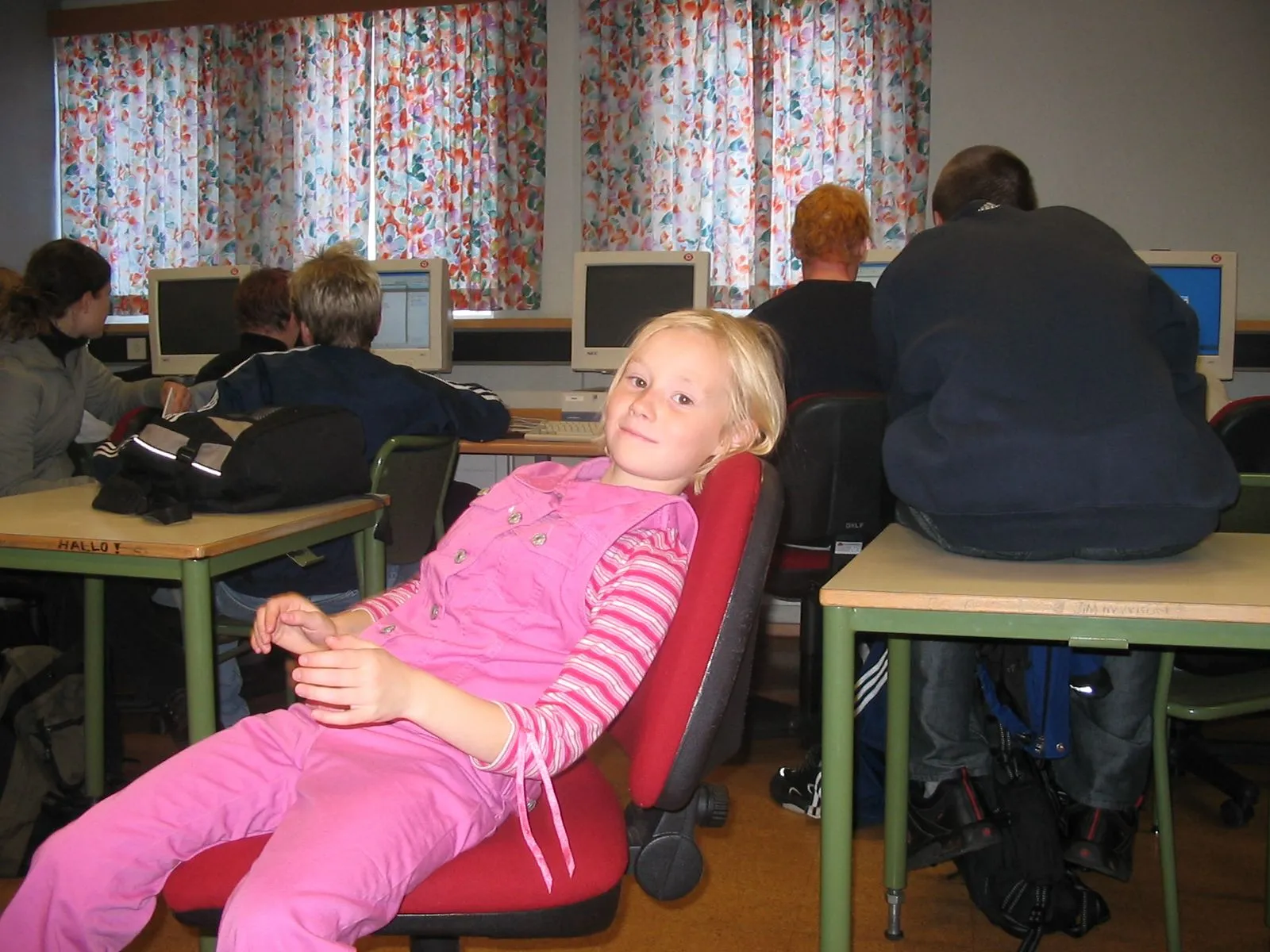 Anna Lindfors as a child