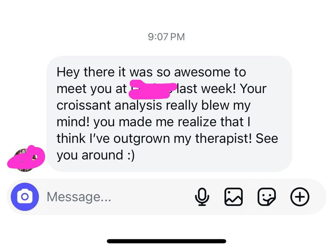 Client testimonial